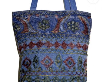 Sac fourre-tout indien ethnique fait main
