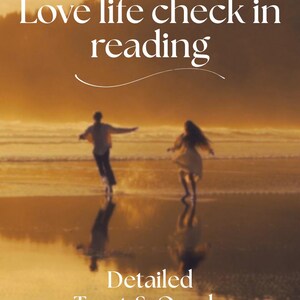 Love life check in tarot and oracle reading
