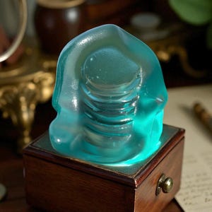 Chunky Aqua Sea Glass – Rare Thick Vintage River Tumbled Glass with Grooves, Collectible Coastal Decor, Genuine Jewelry Supply
