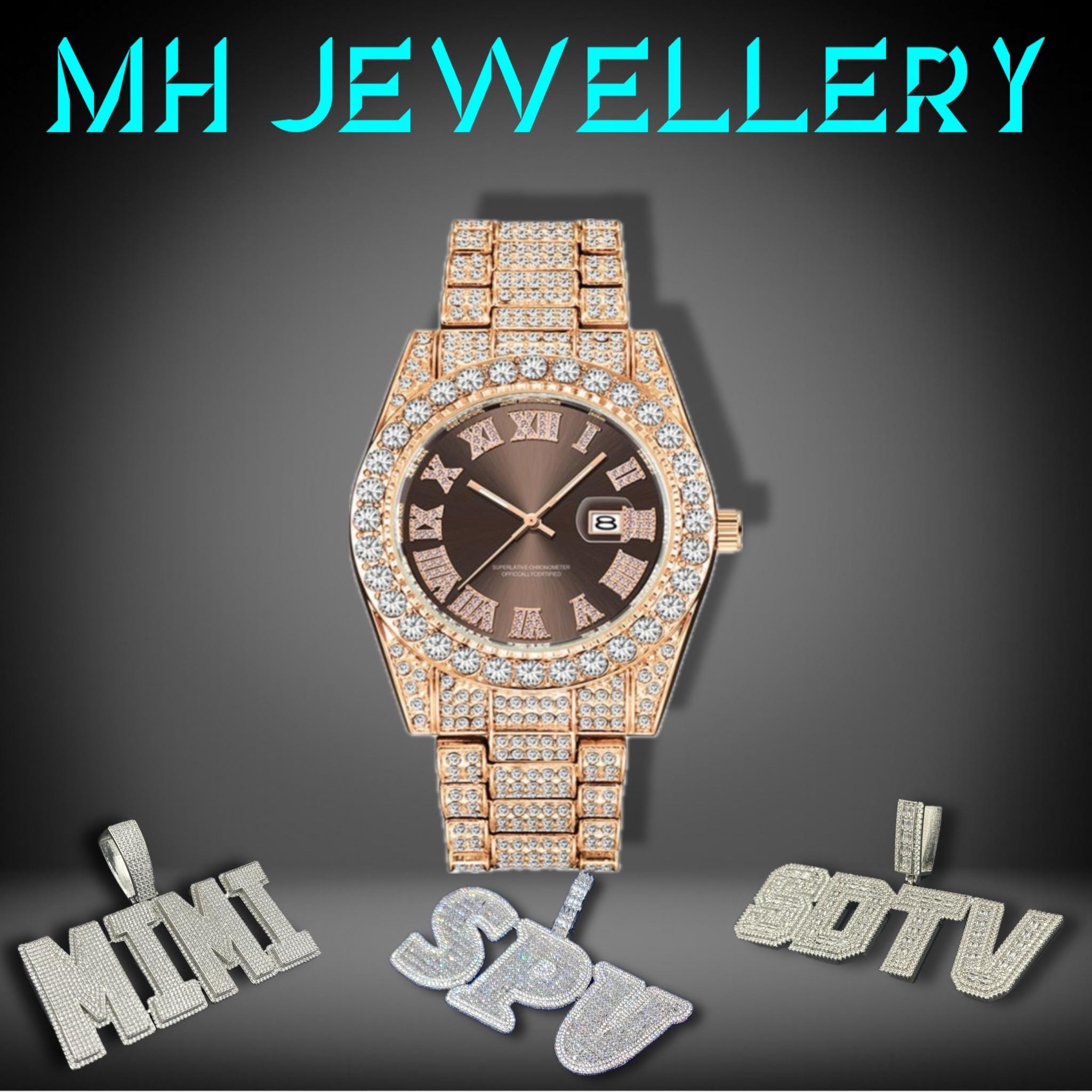 Iced out watches for men - Etsy 日本