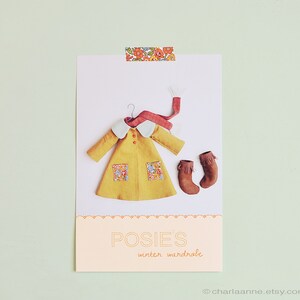 Posie&#39;s winter wardrobe pdf pattern/tutorial