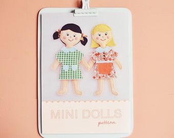 mini dolls pdf pattern/tutorial