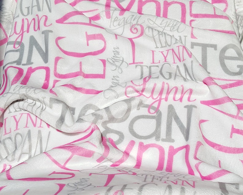 monogrammed swaddle blanket