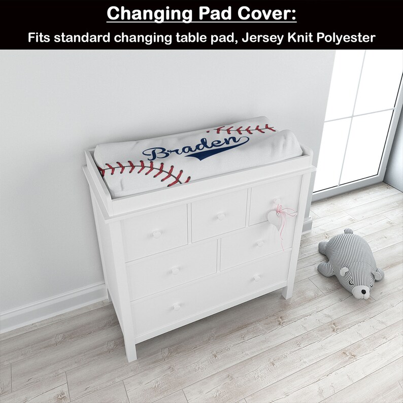 Personalized Crib Sheet Changing Pad Cover Baby Bedding Etsy