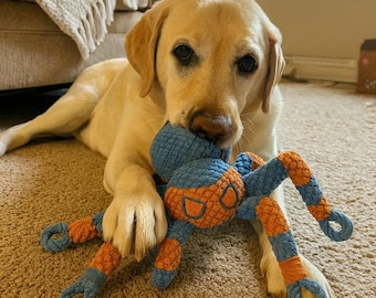 Spider Plush Dog Toy | Soft Enrichment Toy for Dogs