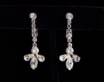 Les Bernard Rhinestone Drop Earrings (No. 1066)