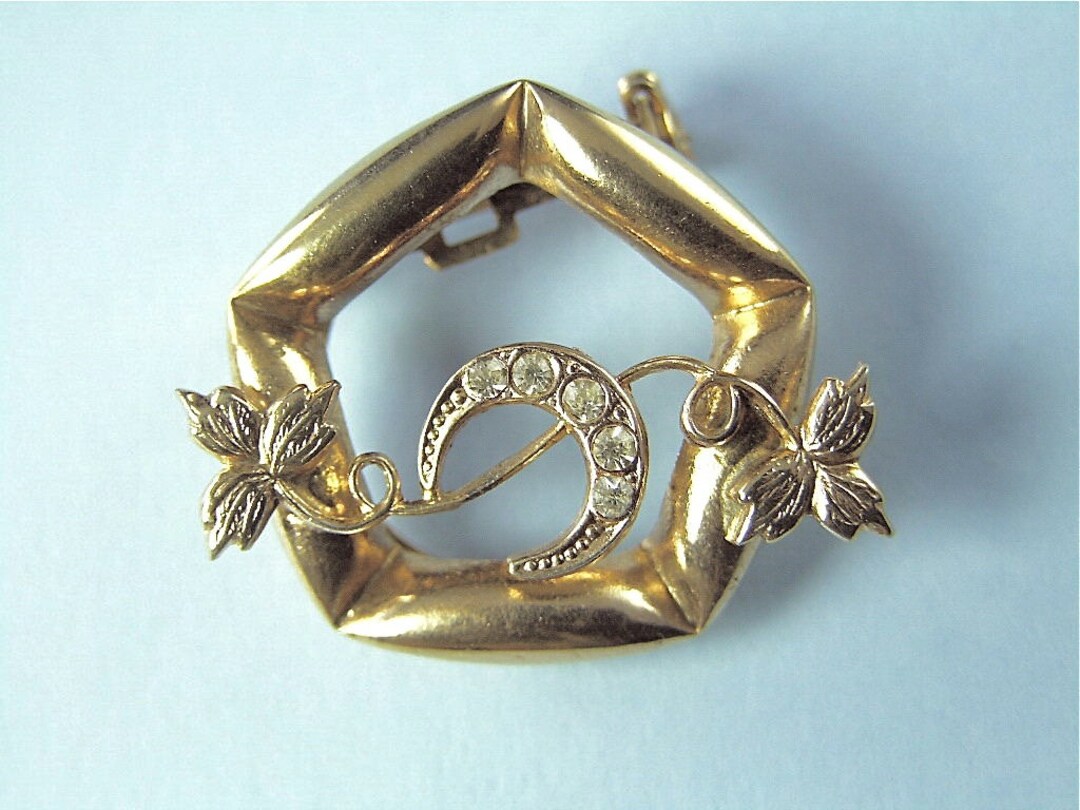 Crescent Moon & Roses Enamel Pin - Black & Purple Statement Jewelry For Jackets & Bags