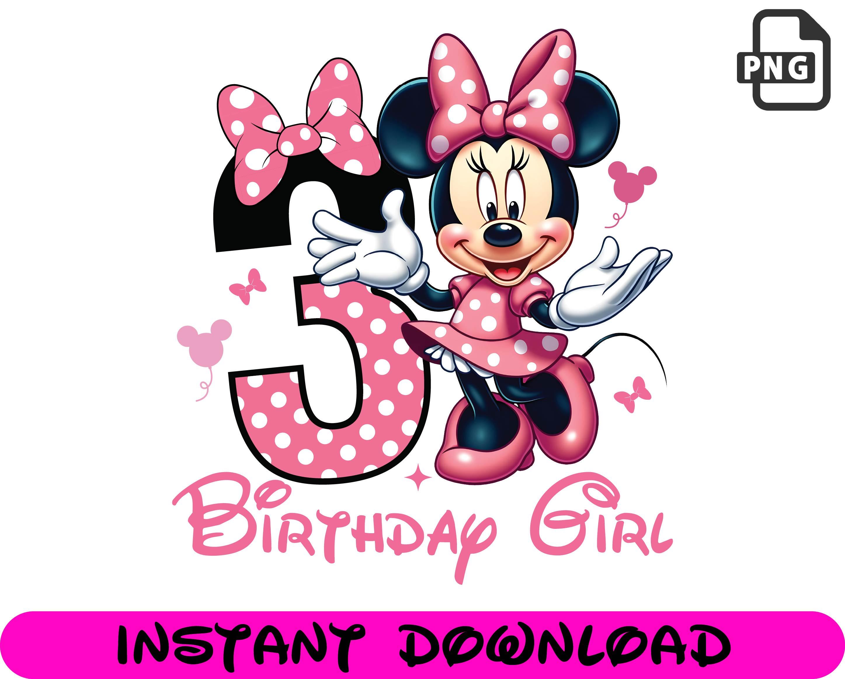 Buon Compleanno 3 Anni Bimba Con Minnie Mouse | Crea Cartoline - Foto 9