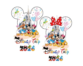 Disneyland Trip 2026, Family Vacation 2026 Png, Couple Disney Cut File, Family Squad, Vaca Mode, Magic Kingdom Castle Tour, Best Day Ever