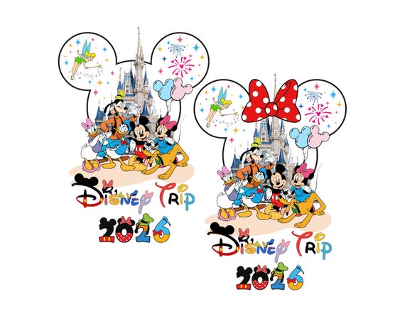 Disneyland Trip 2026, Family Vacation 2026 Png, Couple Disney Cut File, Family Squad, Vaca Mode, Magic Kingdom Castle Tour, Best Day Ever