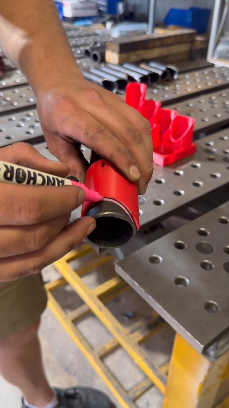 Tube Notcher, Roll Cage, Exhaust Pipe Notching Template,marking Tool ...