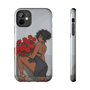 Affirmation black girl phone case for iPhone and android