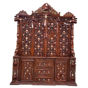 Handmade Pooja Ghar Mandap Temple: Home Mandir Designs