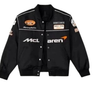 Men&#39;s McLaren Racing Bomber Jacket: Lightweight Vintage Style Jacket
