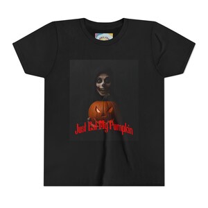Youth Short Sleeve Tee - Just Eat My Pumpkin, Halloween Shirt, Trick or Treat Costume