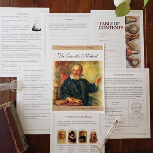 Scientific Method Workbook | Grade 5-9 | Classical Education and Charlotte Mason Homeschool Science Narration | Middle School Science image 2