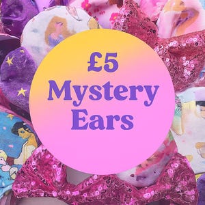 Mystery Mouse ears, Mystery Disney inspired , Mystery Princess ears, Disney ears,Mouse headband ,Minnie Mouse ears, Park ears, Mickey ears