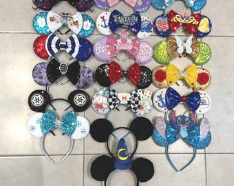 Muisoren, Disney-geïnspireerd, prinsessenoren, Disney-oren, prinseshoofdband, muishoofdband, Minnie Mouse-oren, parkoren, Mickey-oren, oren