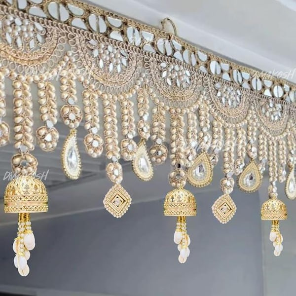 Handgefertigter Tür Toran für Home Decor | Türbehang für Tür Dekoration |  Pooja und Festival Decor