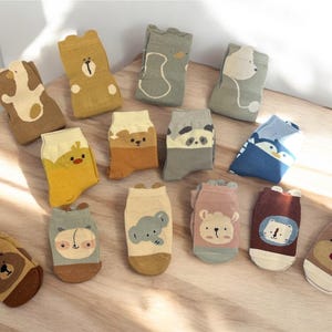 Cute Animal Anti-Slip Baby Socks–Soft,Non-Slip Toddler Socks for Newborn-5 Years Old|Baby Shower Gift| Cozy Kids Socks|Great for Indoor Play