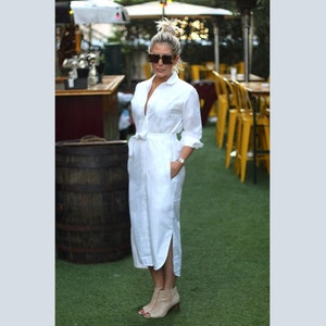 Summer dress with buttons down front cheap