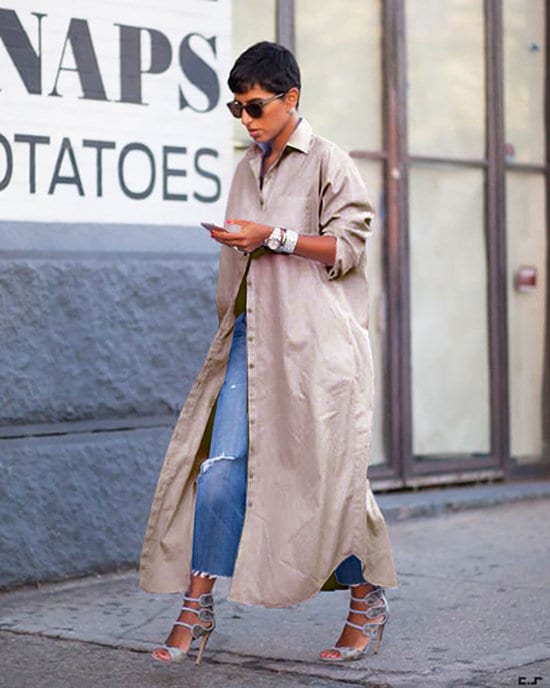 open lace back dress Oversized T-Shirt Dress main image 1