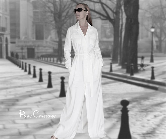 long white gown with sleeves