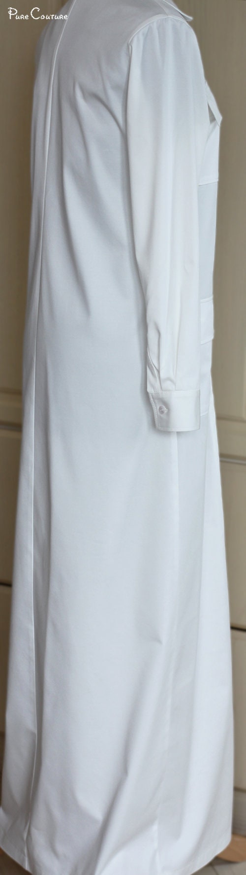 knee length dresses for ladies Grace White Embellished Maxi Dress – Frock and Frill main image 0