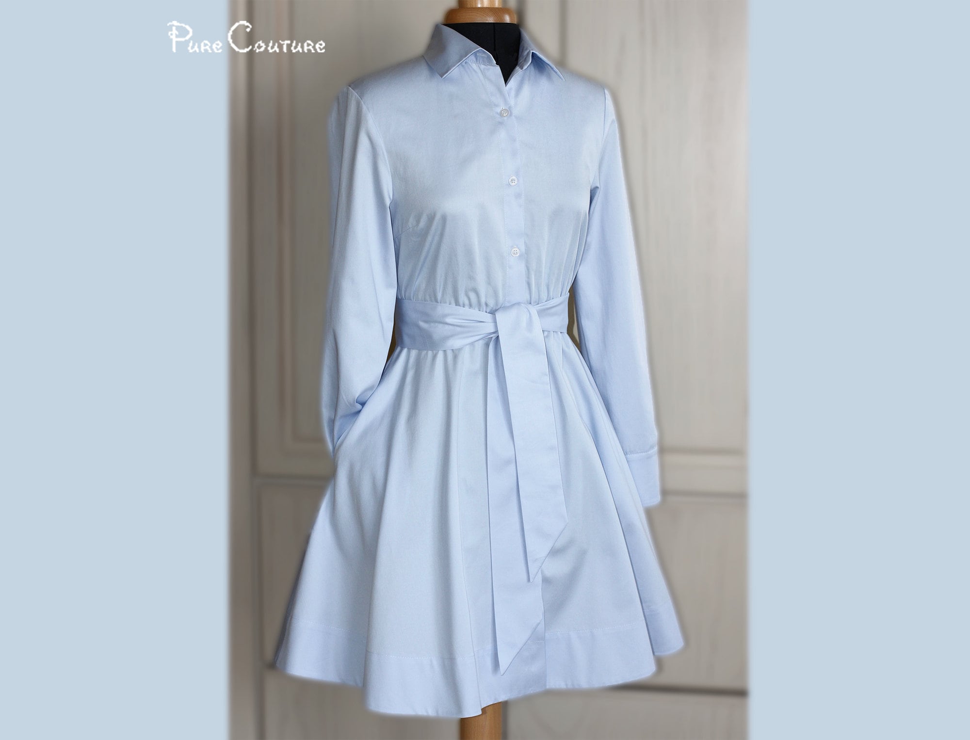 formal shirt dress