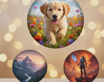 Lámpara de bola de cristal con vídeo personalizada: regalo de recuerdo personalizado para cumpleaños, Navidad y aniversarios.