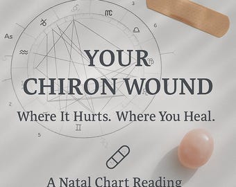 Deine Chiron-Wunde – Was Dich schmerzt und heilt | Geburtsanzeige | Astrologie | Intuitives Lesen