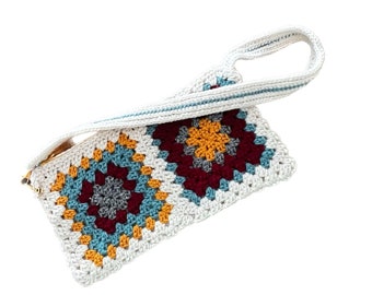 Crochet Crossbody Bag, Mid-size Crossbody Purse, Boho Crossbody Bag, Sling Bag