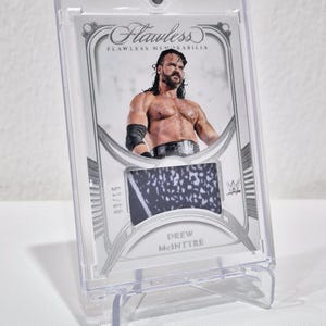 2024 Panini Flawless WWE - Flawless Memorabilia #FM-DMI Drew McIntyre /15