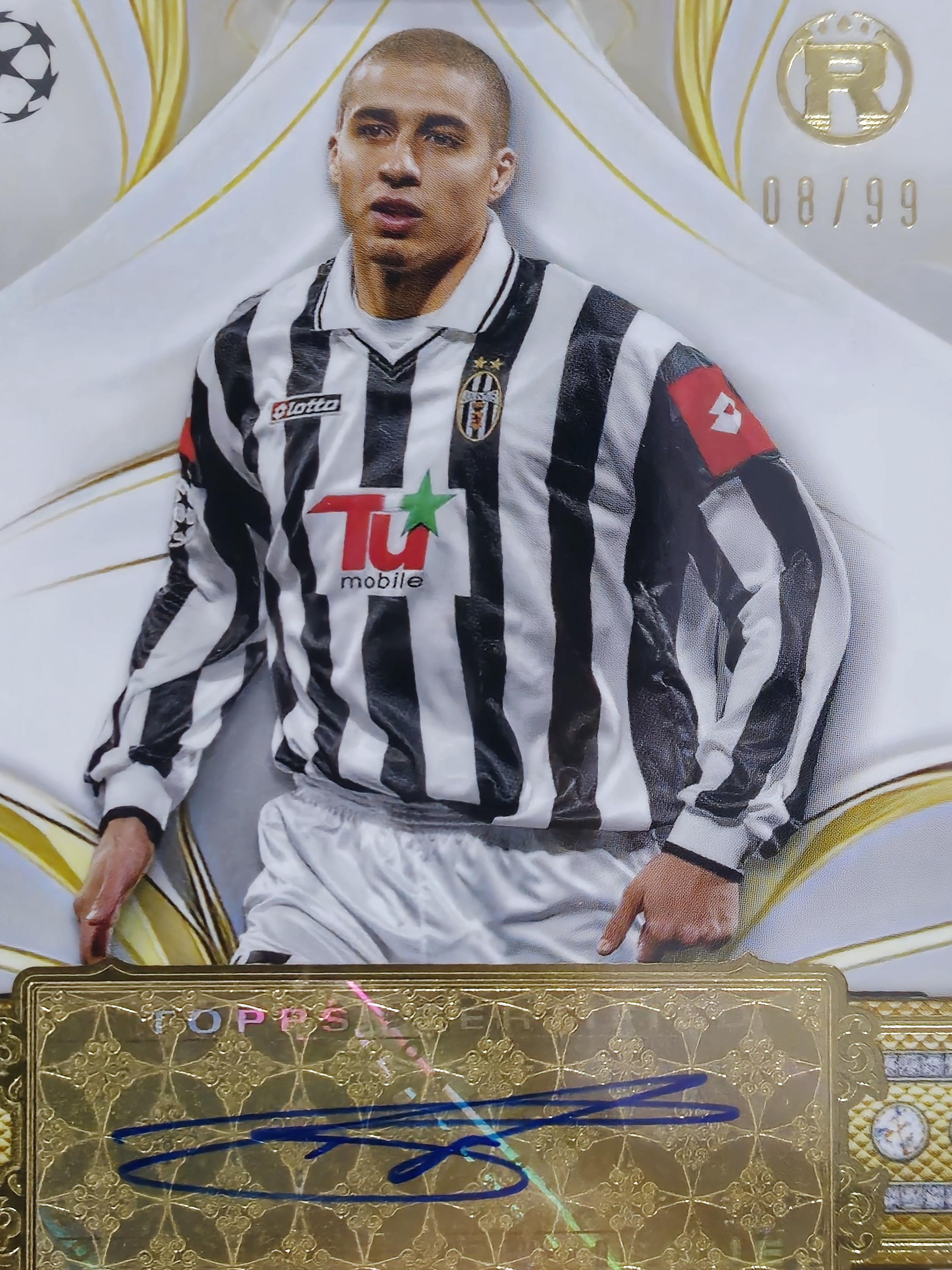 topps LEGENDS TREZEGUET トレゼゲ　サッカー　レジェンド Topps Reverence UEFA Club Competitions 2024/25 David Trezeguet