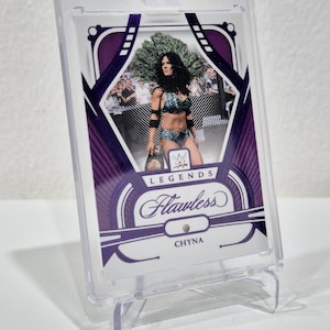 2024 Panini Flawless WWE - Legends Chyna #73 Amethyst Diamond Gem /8