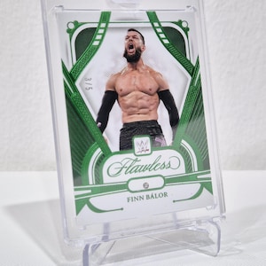 2024 Panini Flawless WWE Finn Balor #5 Diamond Gem Emerald /5