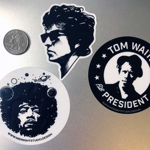 Bob Dylan Die-Cut Vinyl Sticker Durable Waterproof UV Phone image 6