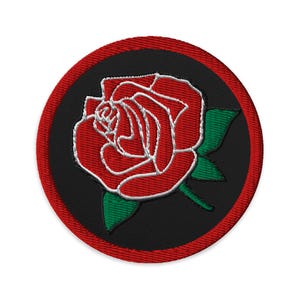 Grateful Dead Rose Patch Rosemary Love & Fear Deadhead Fan