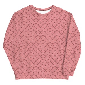 Dragon Scales All-Over Printed Sweatshirt Inspired by Heavy Liquid