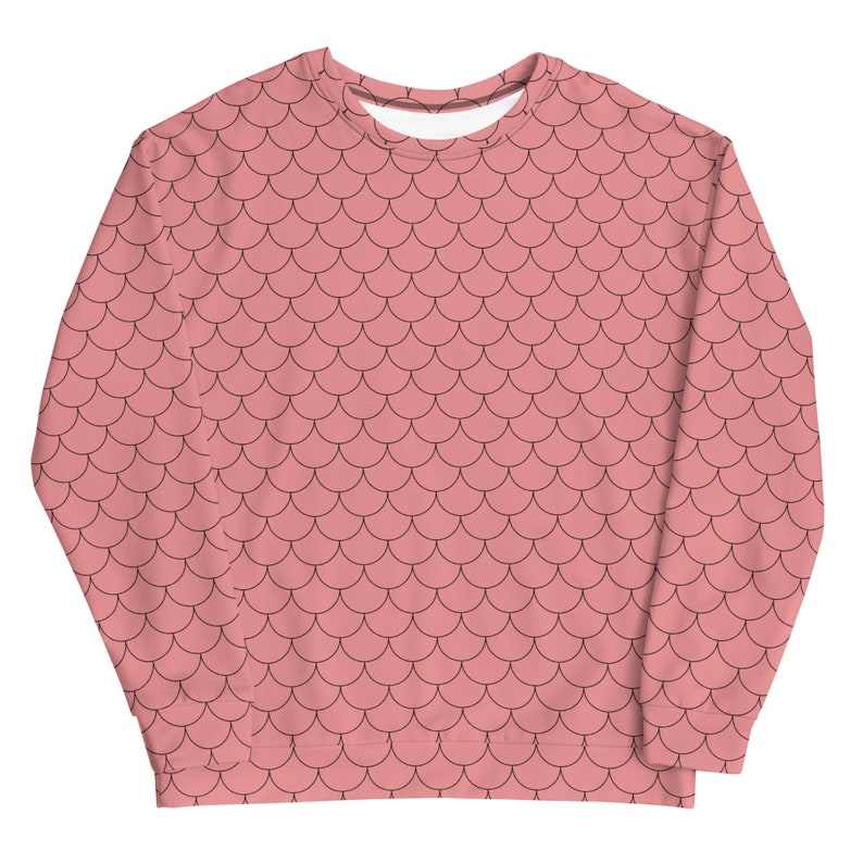 Dragon Scales All-Over Printed Sweatshirt Inspired by Heavy Liquid