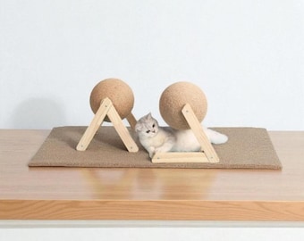 Sisal Rope Cat Scratching Ball | Kitten Paw Grinder Toy
