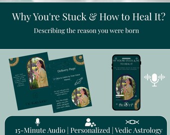 Vedic Astrology Reading: Karmic Challenge & Healing Guidance (Voice Memo Report)