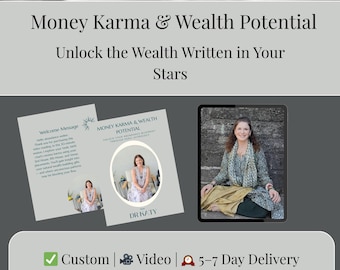 Money Karma & Wealth Potential | Vedic Astrology Finance Reading | Abundance  Destiny Chart
