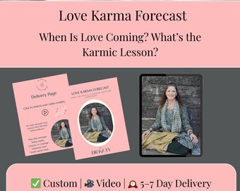 Love Karma Forecast | Vedic Astrology Relationship Reading | Soulmate & Karmic Love Report