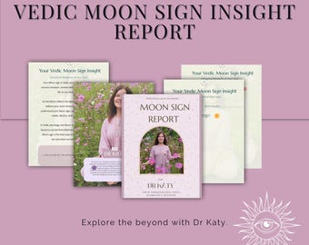 Vedic Moon Sign Reading: Emotional Blueprint & Soul Insight (PDF Report)