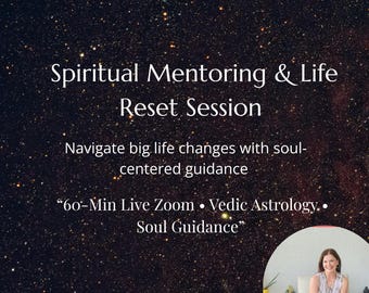 Spiritual Mentoring & Life Reset Session | 1:1 Vedic Coaching for Purpose, Clarity  Transformation