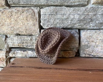 Mini Cowboy Hat Crochet Pattern