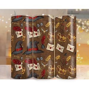 Wizard Magic Tumbler 20oz tumbler wrap sublimation print.