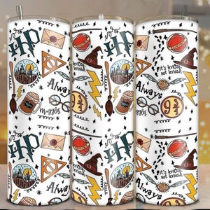 Wizard Magic Tumbler 20oz tumbler wrap sublimation print.