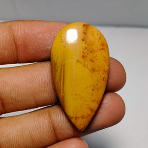 American picture jasper Cabochon Gemstone, (41 Carat (39X21 MM,